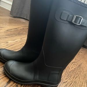 Black Kamik Rain Boots